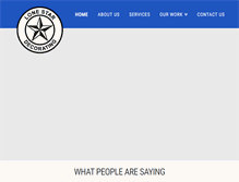 Tablet Screenshot of lonestardecorating.com